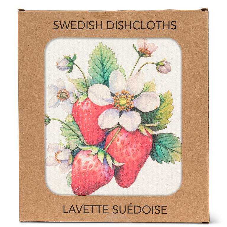 Swedish Dishcloth Strawberry