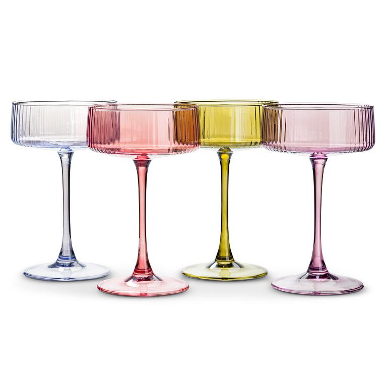 Tight Optic Cocktail Coupe With Lustre