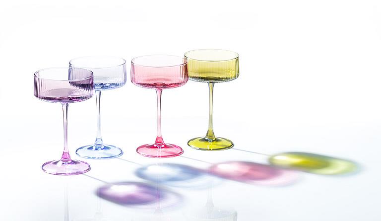 Tight Optic Cocktail Coupe With Lustre
