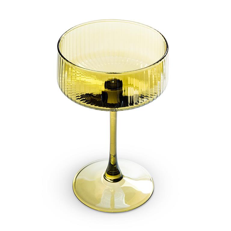 Tight Optic Cocktail Coupe With Lustre