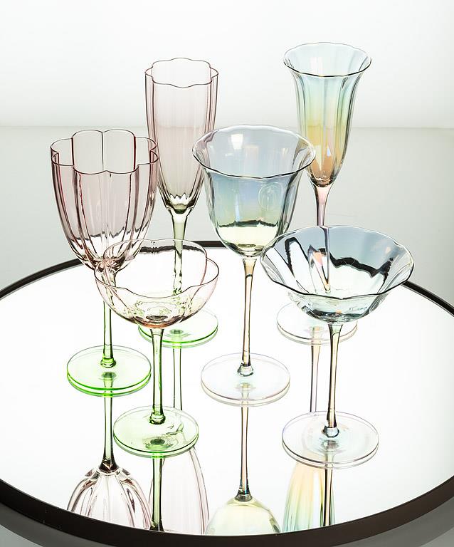 Iris Tulip Coupe Glass