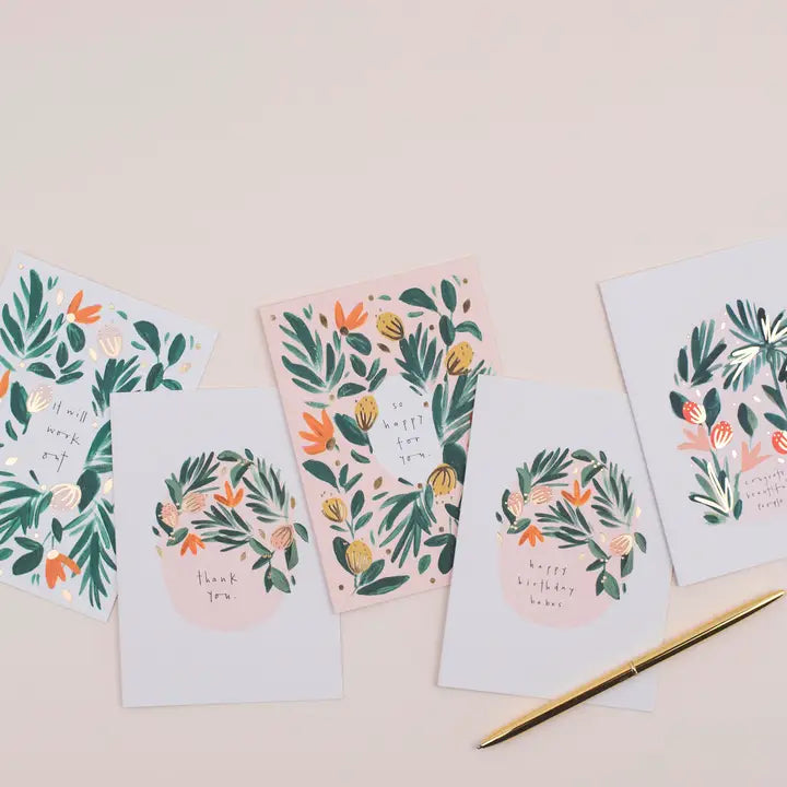 Congrats Beautiful People Wedding Engagement Foiled Card