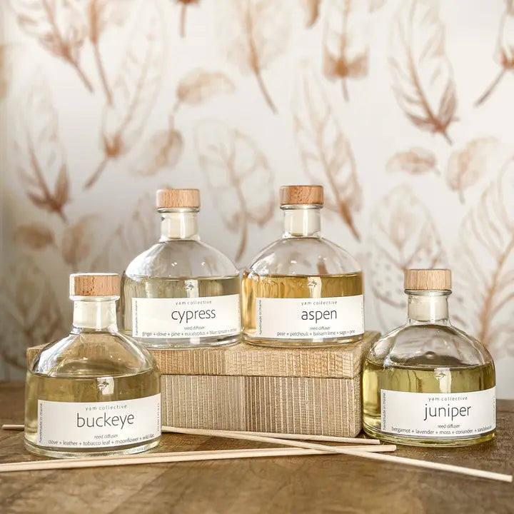 Juniper - Moss + Coriander Reed Diffuser