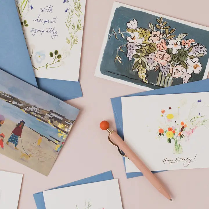 Lilac and Roses Card