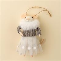 Party Dress Penelope Mouse Holiday Ornament