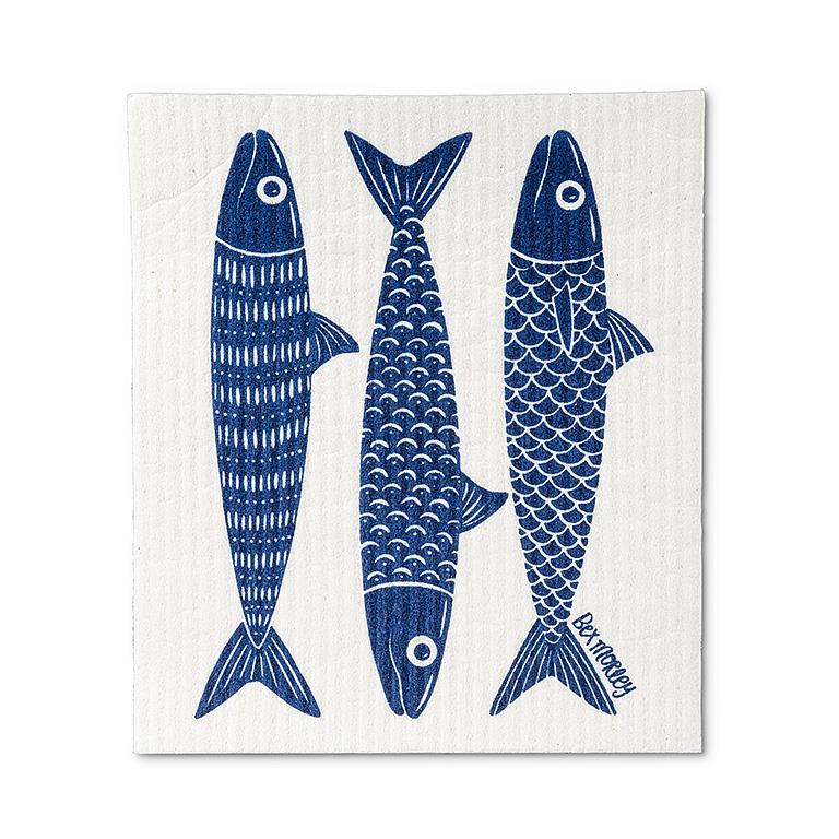 Swedish Dishcloths Set of 2 Fish & Lemons