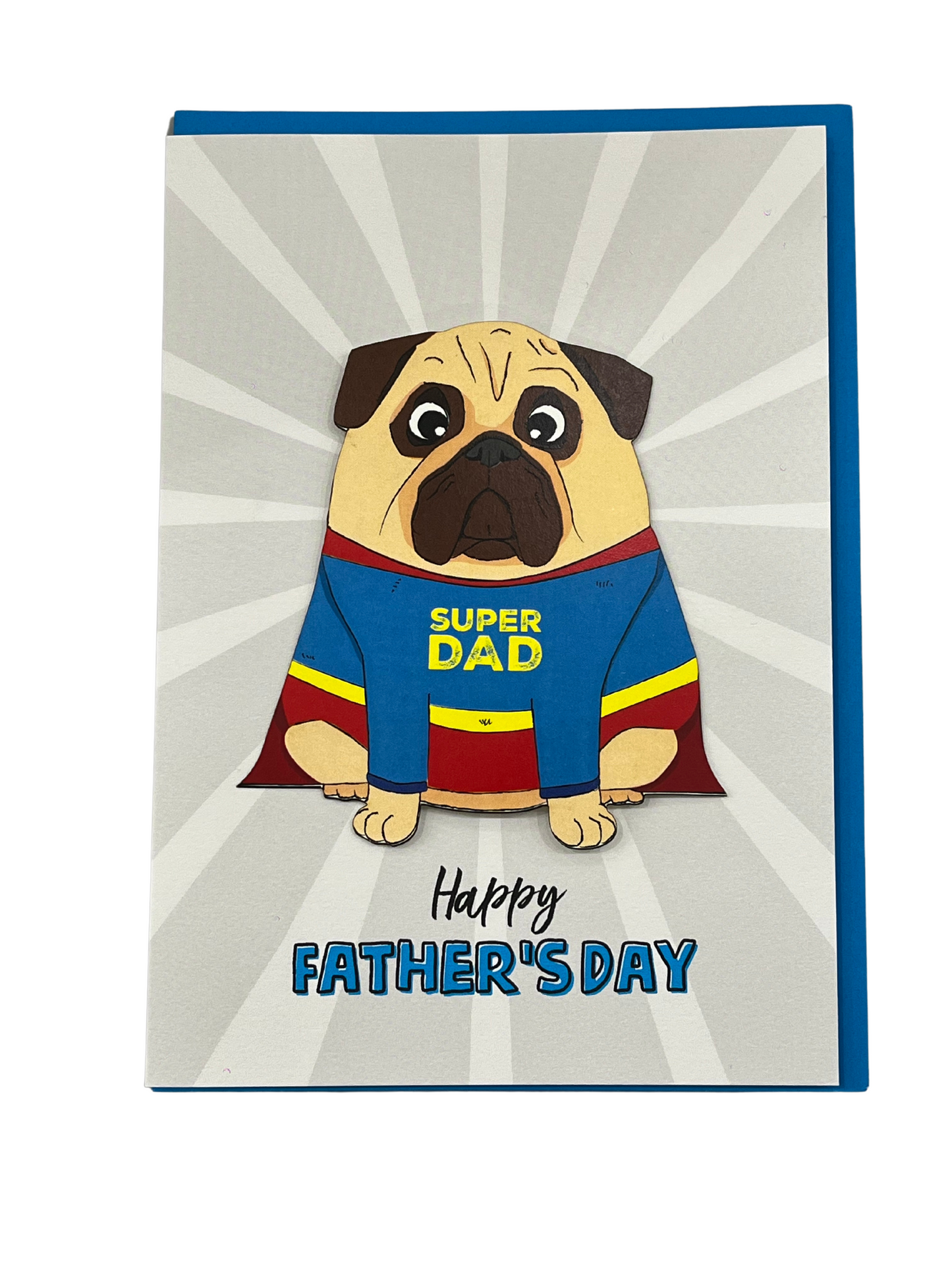 Tache Crafts Sup Dad Pug Card