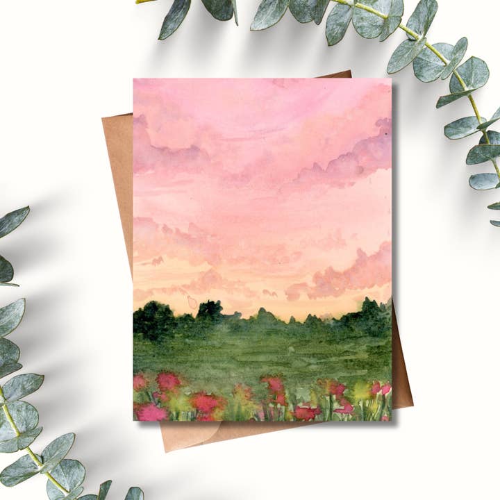 Golden Hour Greeting Card