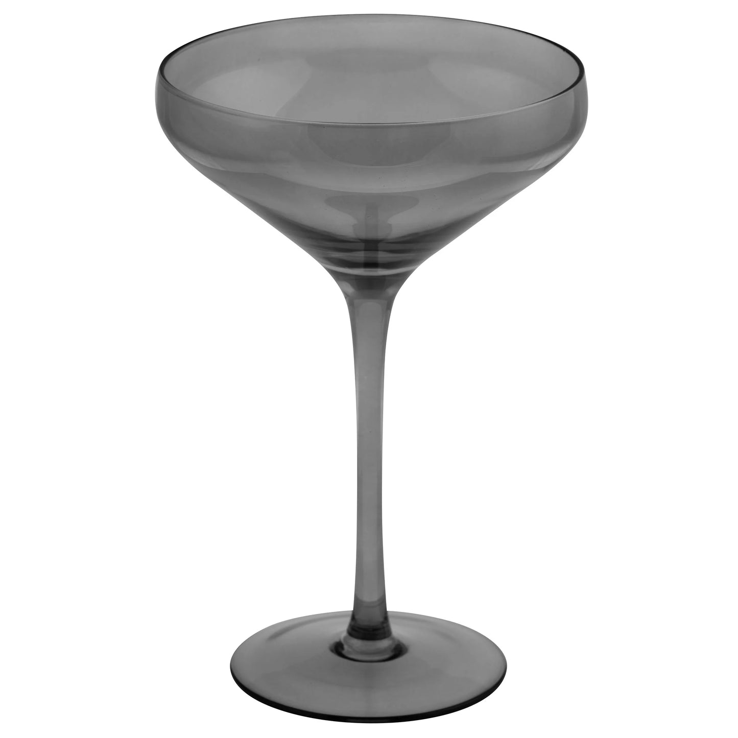 Mid Century Martini Coupe Gray Ombre