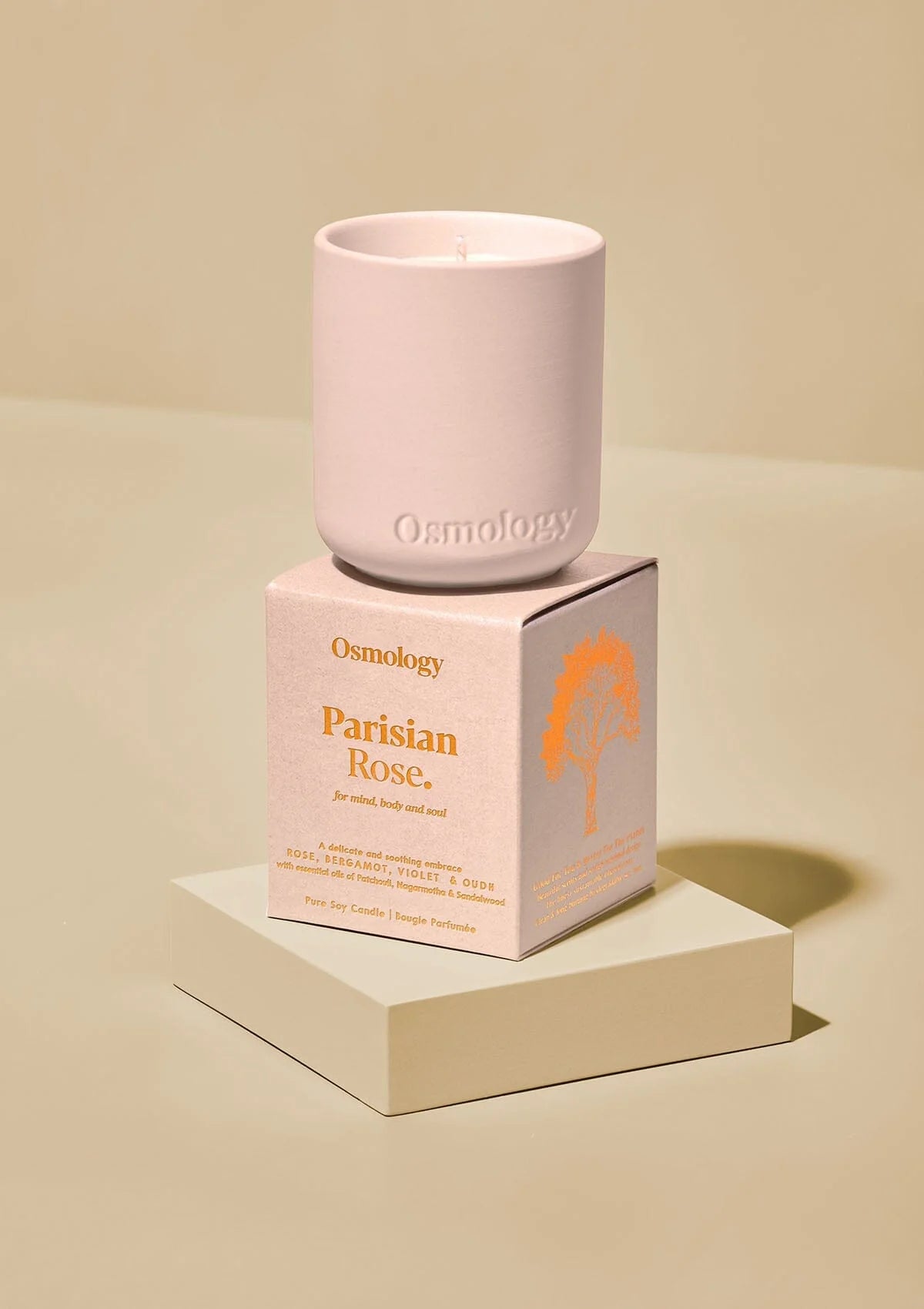 Parisian Rose Votive Candle