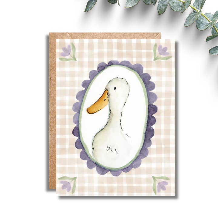 Spring Duck Card
