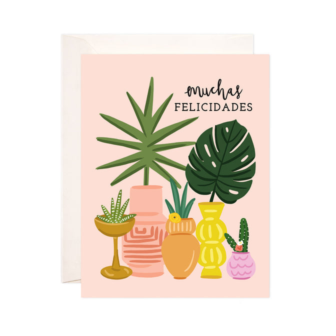 Felicidades Plants Card