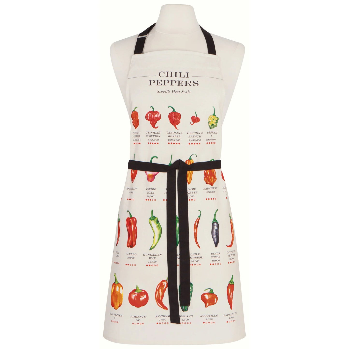 Apron Fine Print Chili Peppers