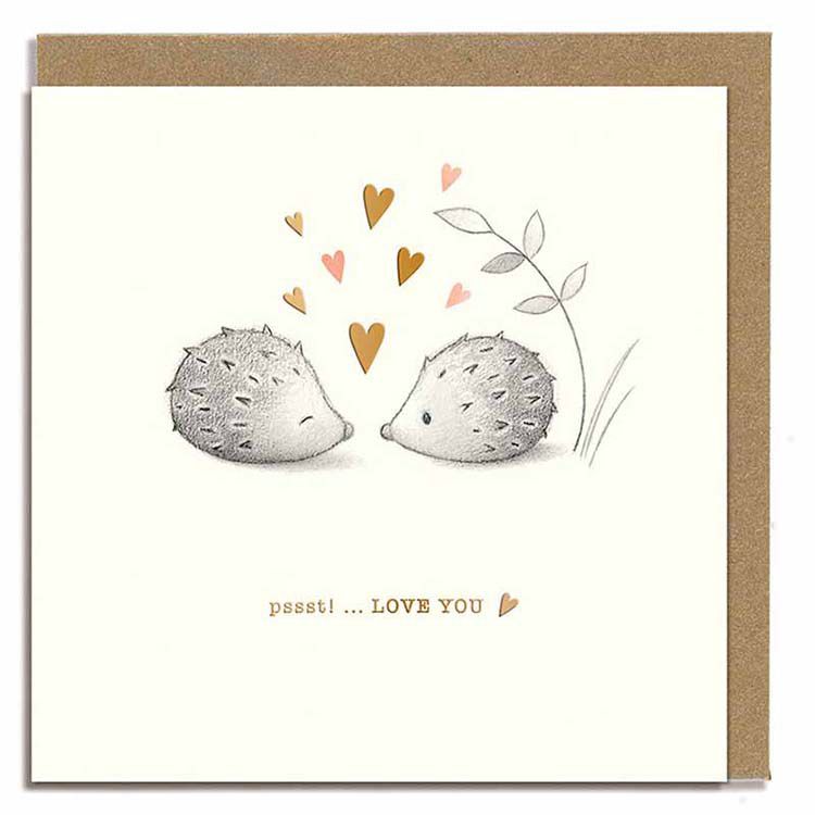 Psst, Love You Card