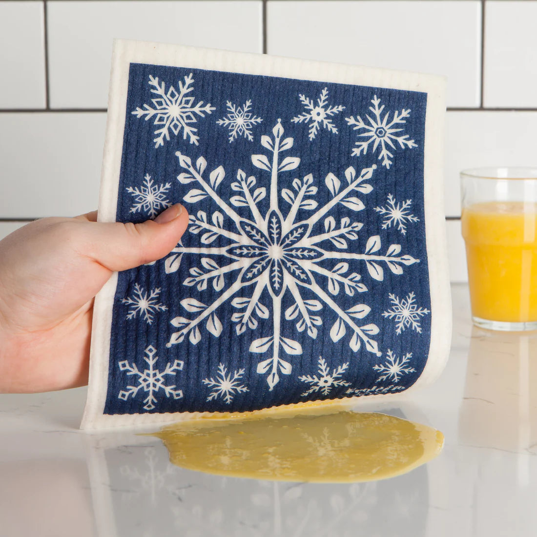 Swedish Dishcloth Snowflake Ornament