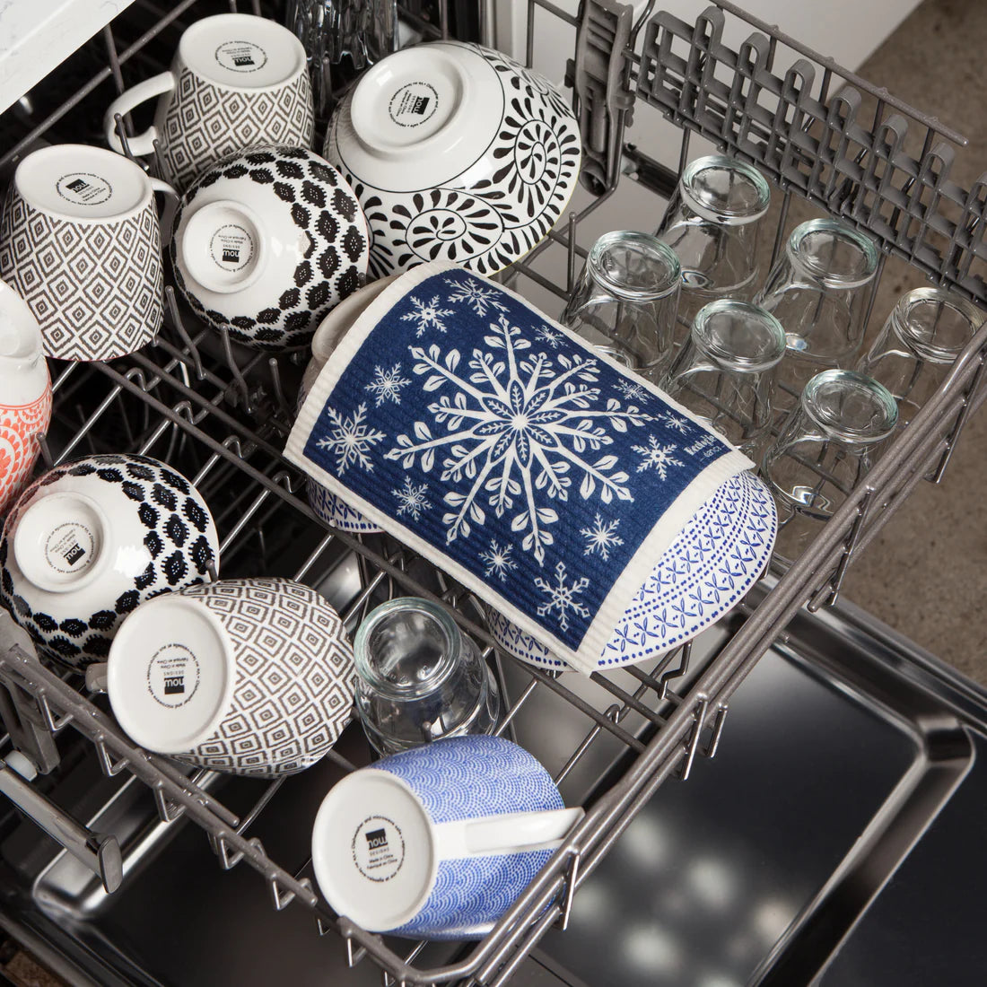 Swedish Dishcloth Snowflake Ornament