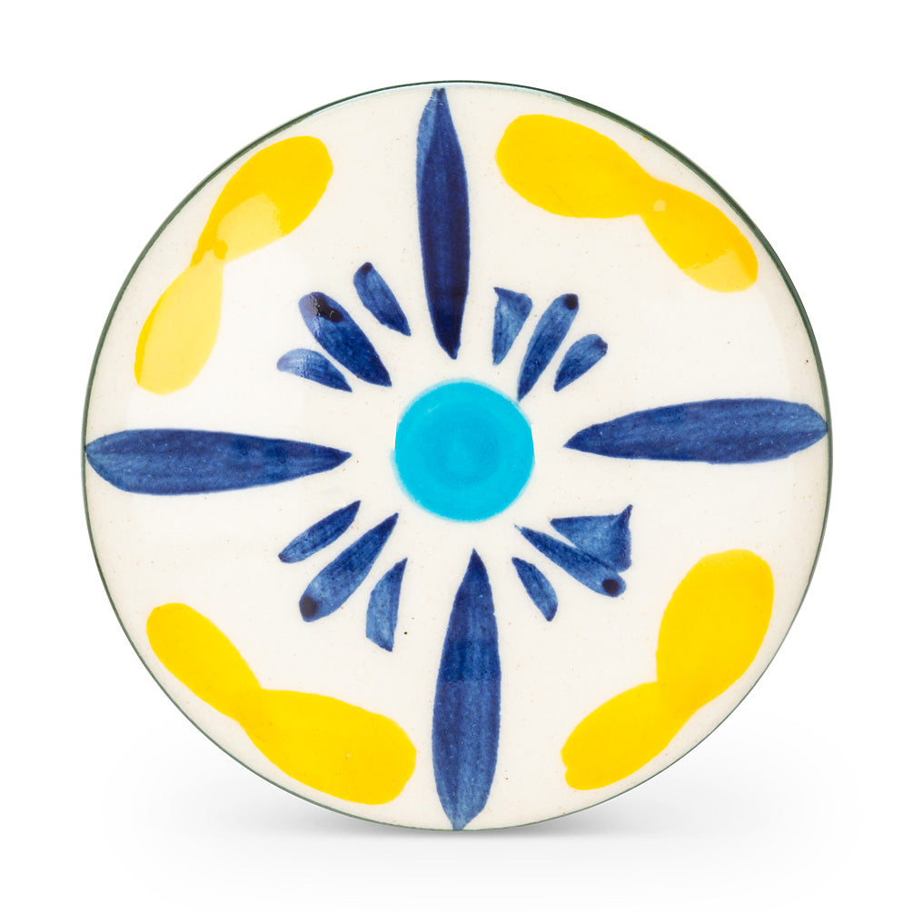 Flower Knob Yellow
