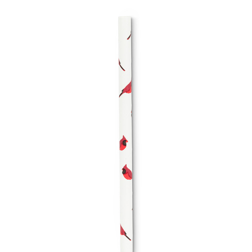 Cardinal Cocktail Straws