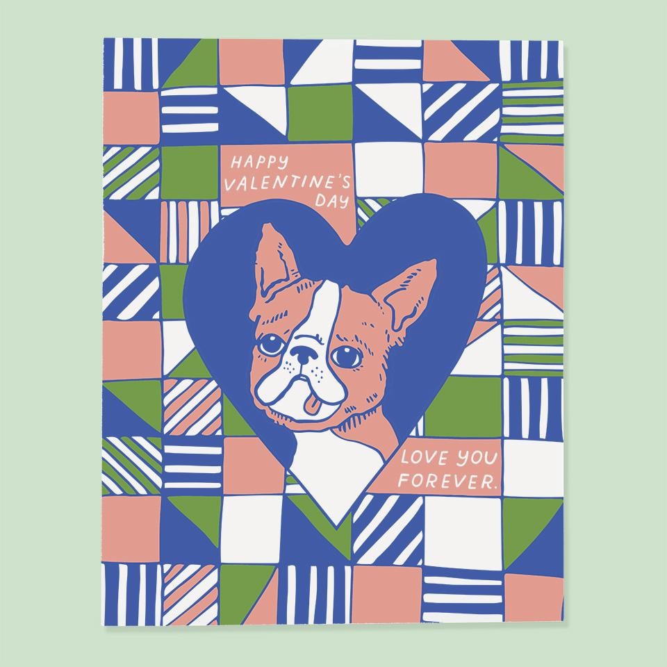 Dog Valentine's Day Card