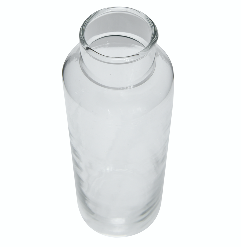 Recycled Glass Hand Blown Decanter w/ 4oz. Drinking Glass
