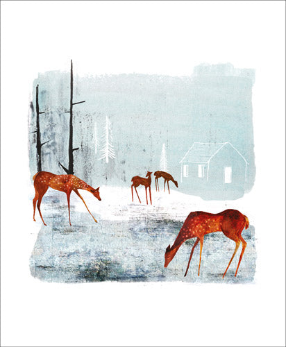 Art Angles Woodland Cleaning Card