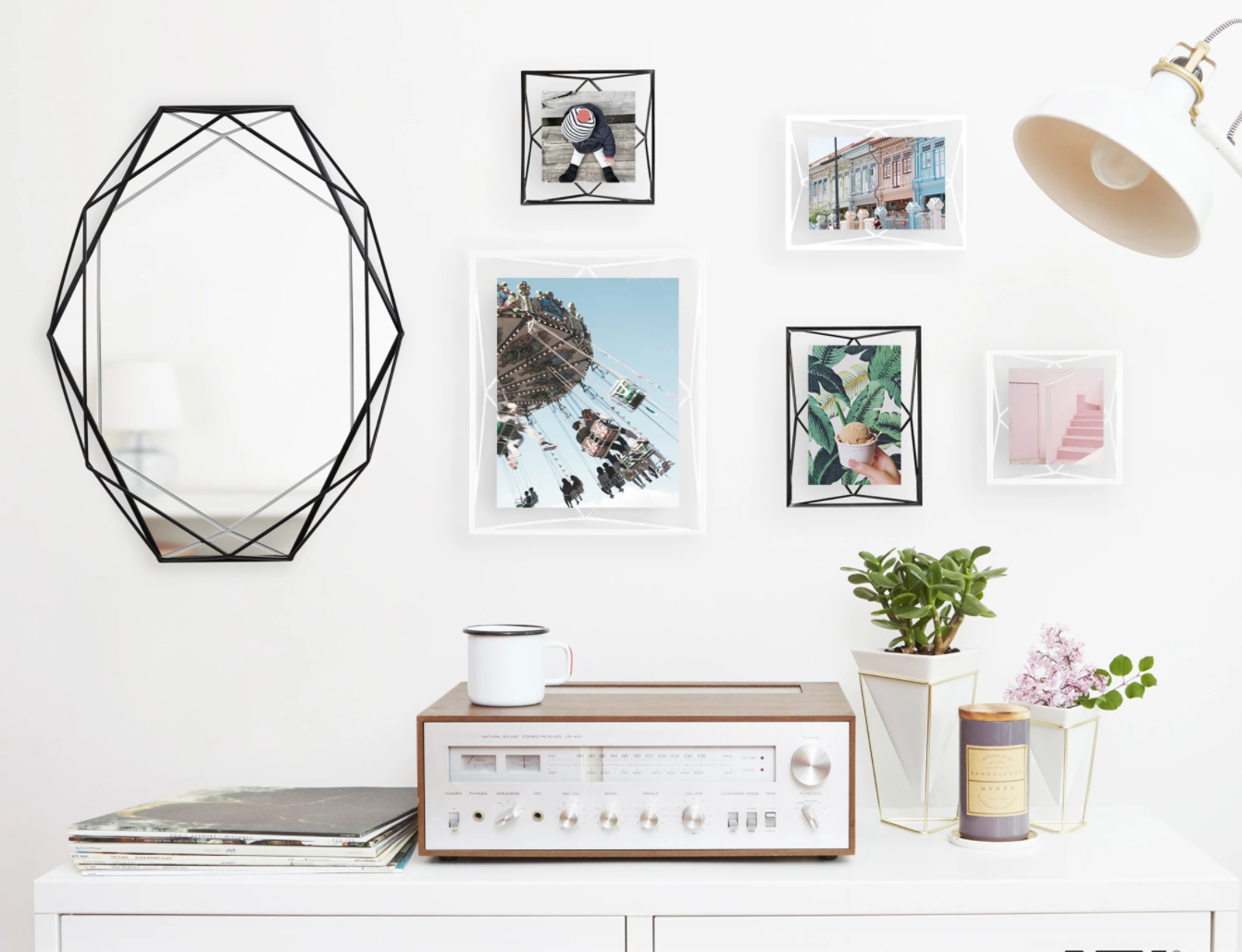 Prisma White Photo Frame - 8" X 10"