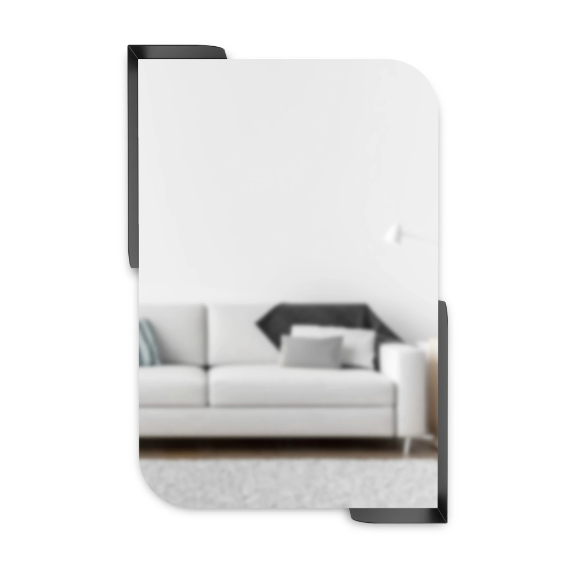 Alcove Mirror Black