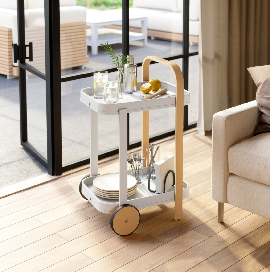 Bellwood Bar & Serving Cart