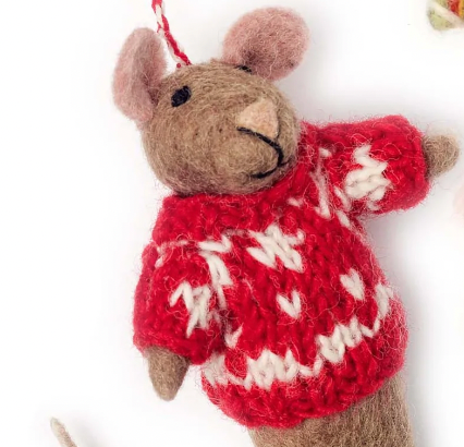 F44 - Felt Winter Woolens Ornament