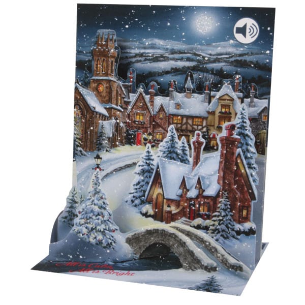 Pop Up Midnight Village Card