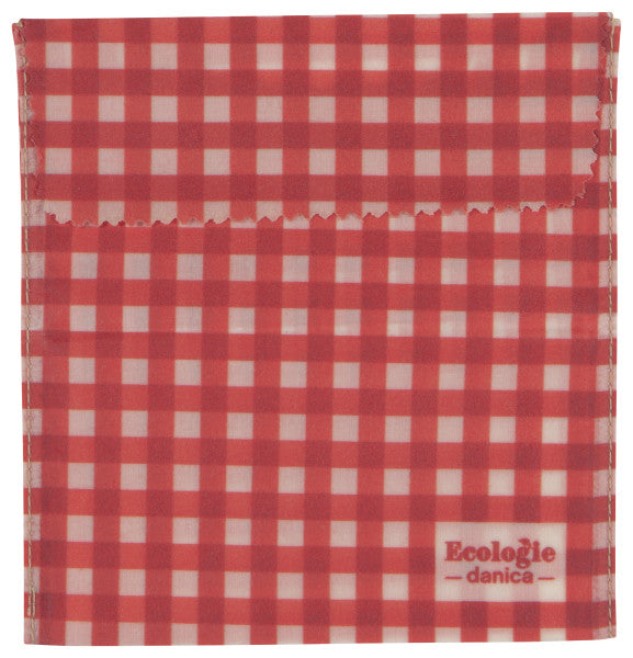 Beeswax Sandwich Wrap Gingham & Dots Set Of 2
