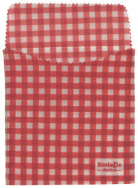 Beeswax Sandwich Wrap Gingham & Dots Set Of 2