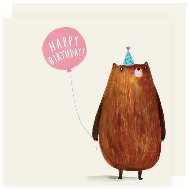 Birthday Bear Greeting Card