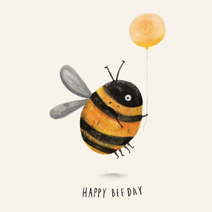 Happy Bee Day Birthday Greeting Card