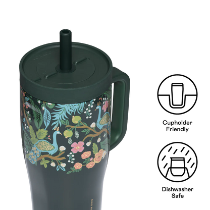 Rifle Paper Peacock Blue Cruiser 22oz