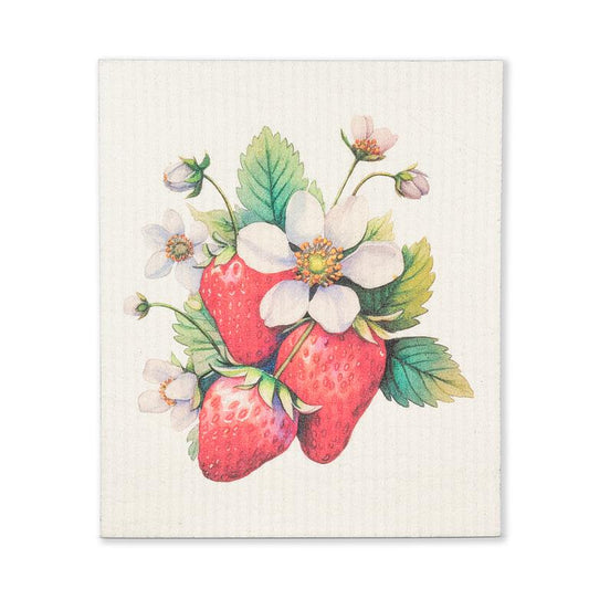 Swedish Dishcloth Strawberry