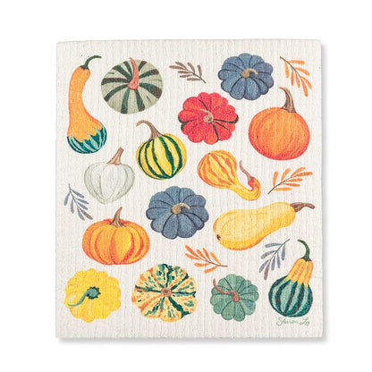 Harvest Gourds Swedish Dishcloth