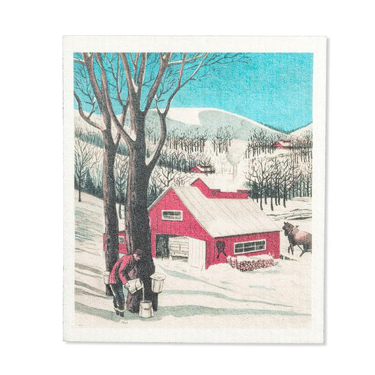 Swedish Dishcloth Maple Sugar Shack