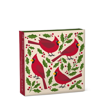 Cardinals & Holly Decorative Matches