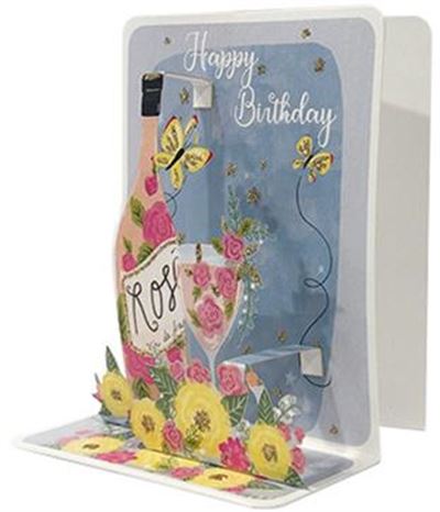 Rose Petite Pop-Up Card