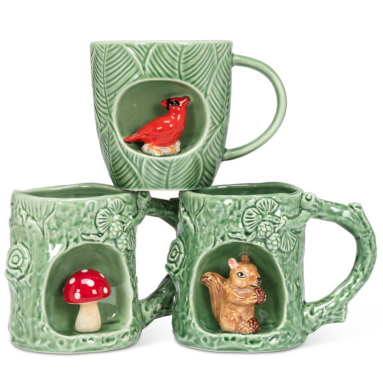 Cardinal Leaf Alcove Stoneware Mug
