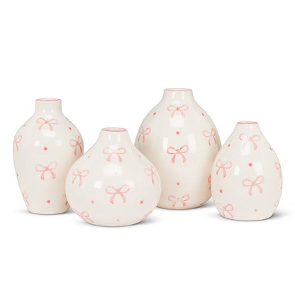 Large Ball Vase With Bows
