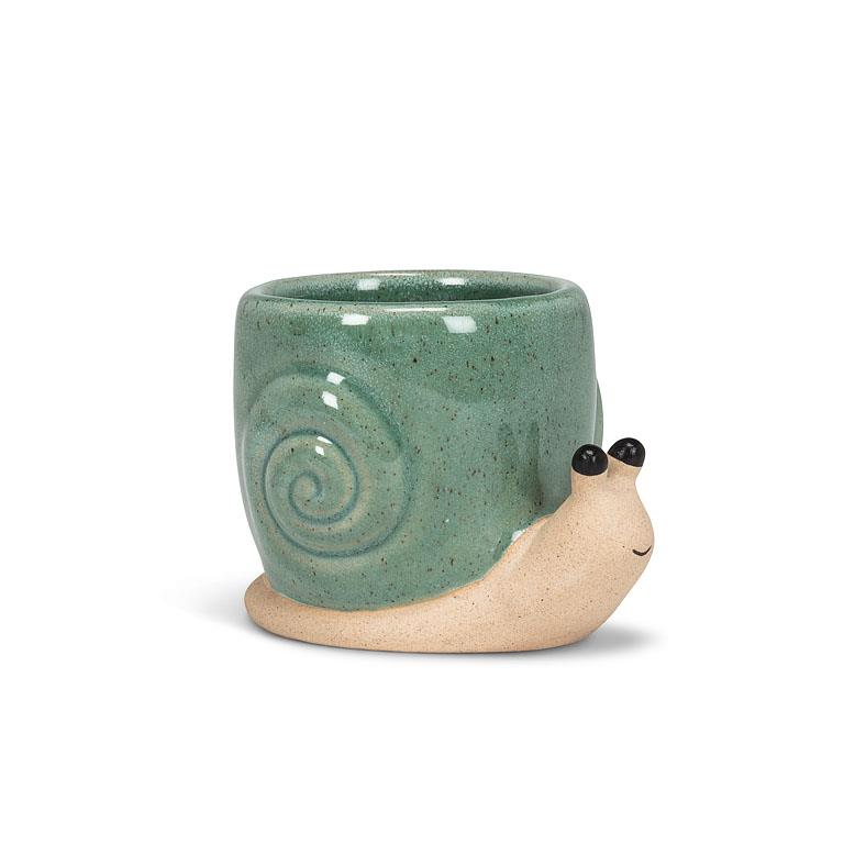 Mini Snail Planter Turquoise