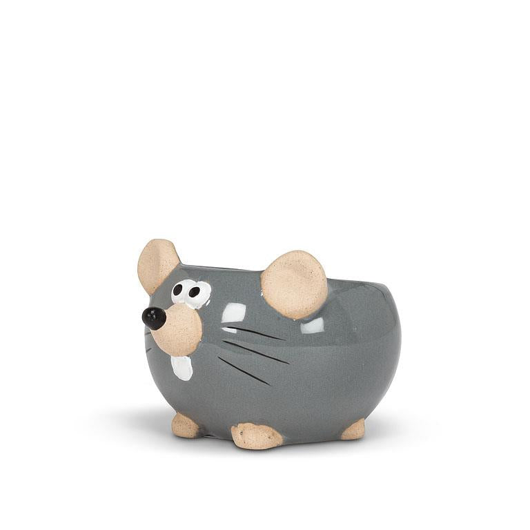 Mini Mouse Planter-Grey