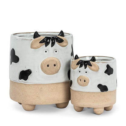 Small Cow on Legs Planter