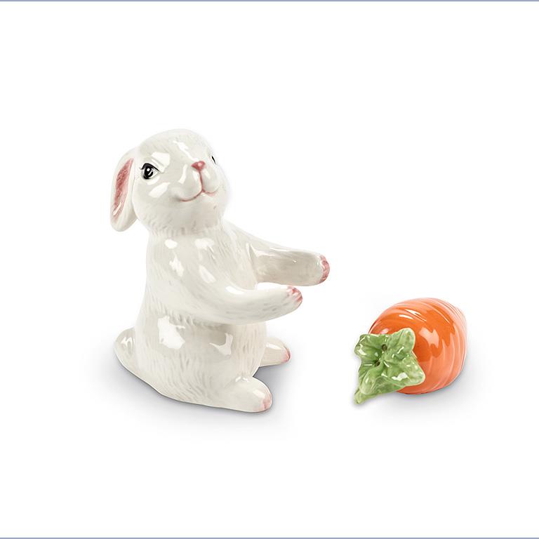 Bunny + Carrot Salt + Pepper Set