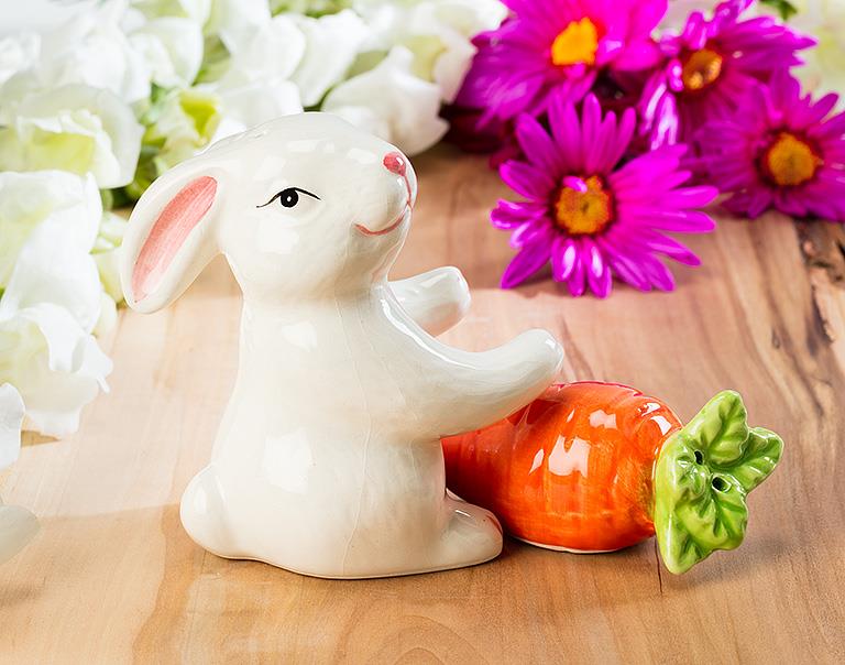 Bunny + Carrot Salt + Pepper Set