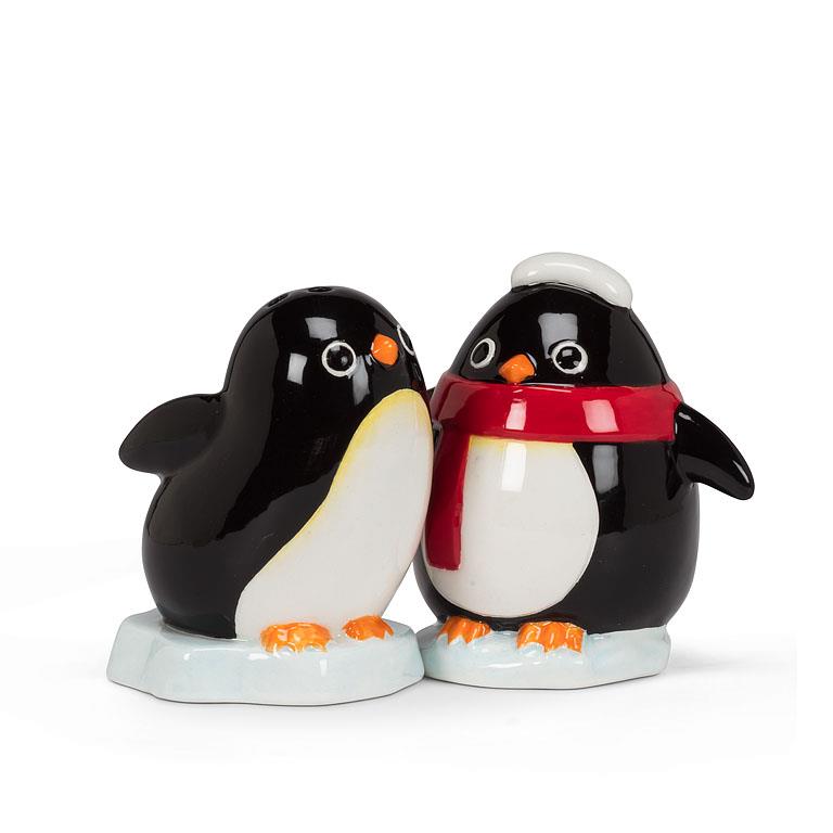 Playful Penguins Salt + Pepper Shaker