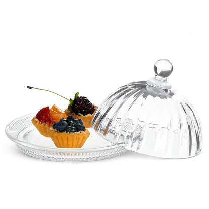 Low Optic Round Dish With Lid