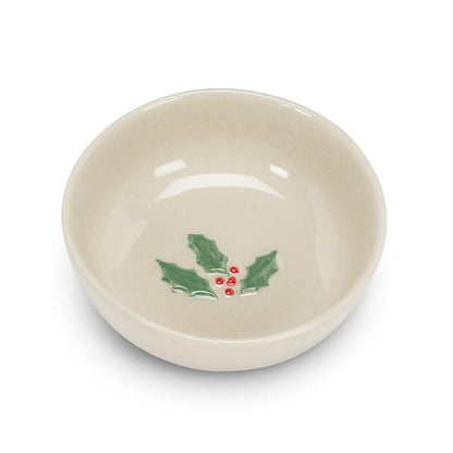 Holly Stoneware Mini Bowl